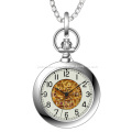 Silver chain automatic pocket watches